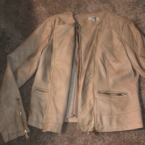 Charlotte Russe Faux Leather Jacket - Picture 2 of 7